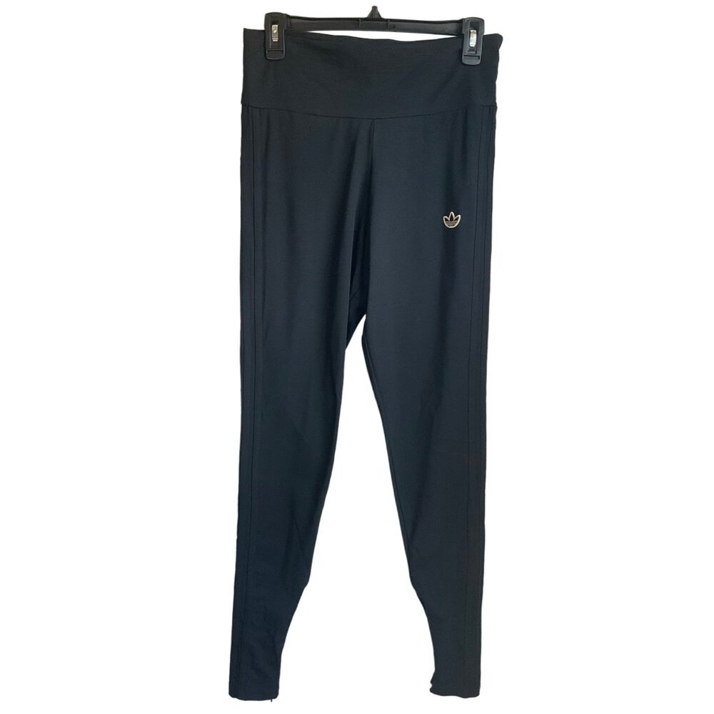 New W/Tags Adidas Sz Medium High rise Leggings Trefoil Retro Logo Cotton 50 Year - Picture 1 of 16